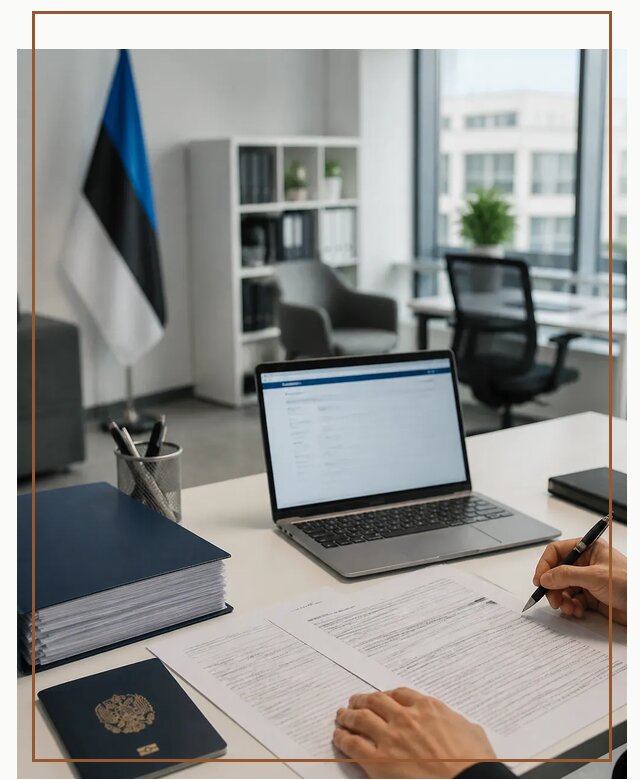 Оформление ВНЖ в Эстонии для переезда и легального проживания в Еманжелинске