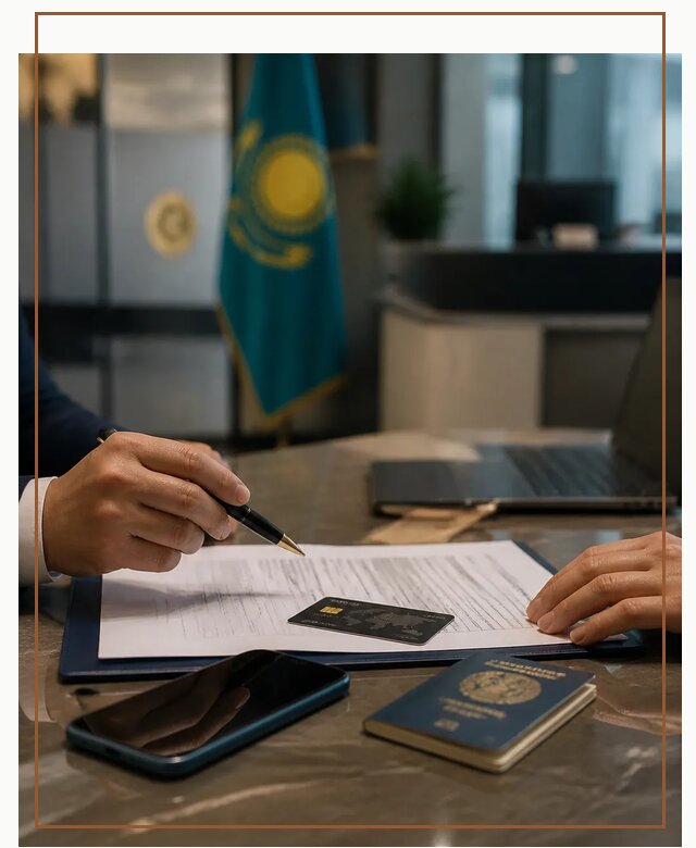 Открытие счета и банковской карты в Казахстане в Еманжелинске